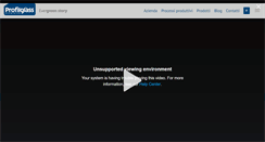 Desktop Screenshot of profilglass.it